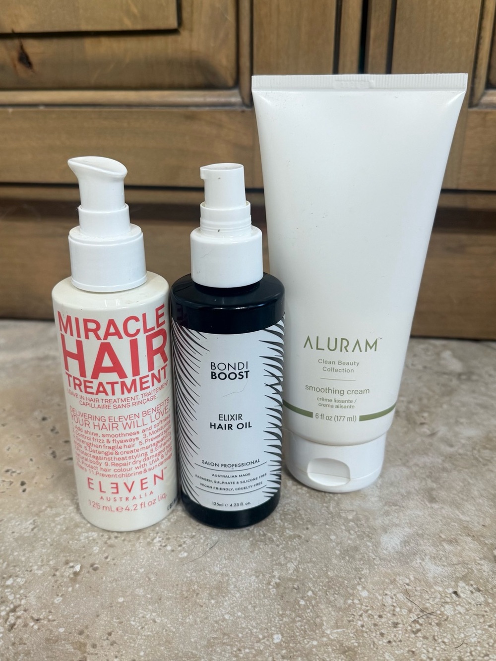 Bundle of 3 Hair Products - Eleven, BondiBoost, Aluram